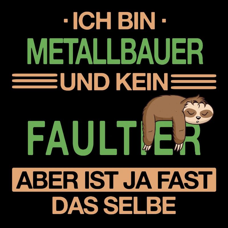 Metallbauer Metallbau Handwerker Beruf Spruch