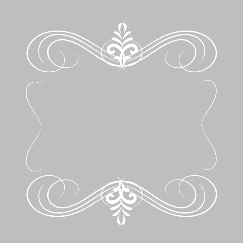 White Elegant Frame Wedding Decoration