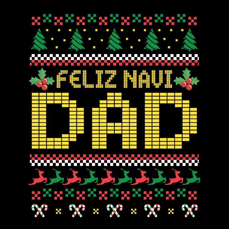 Noël Feliz NaviDad Costume de Pull de Noël Laid