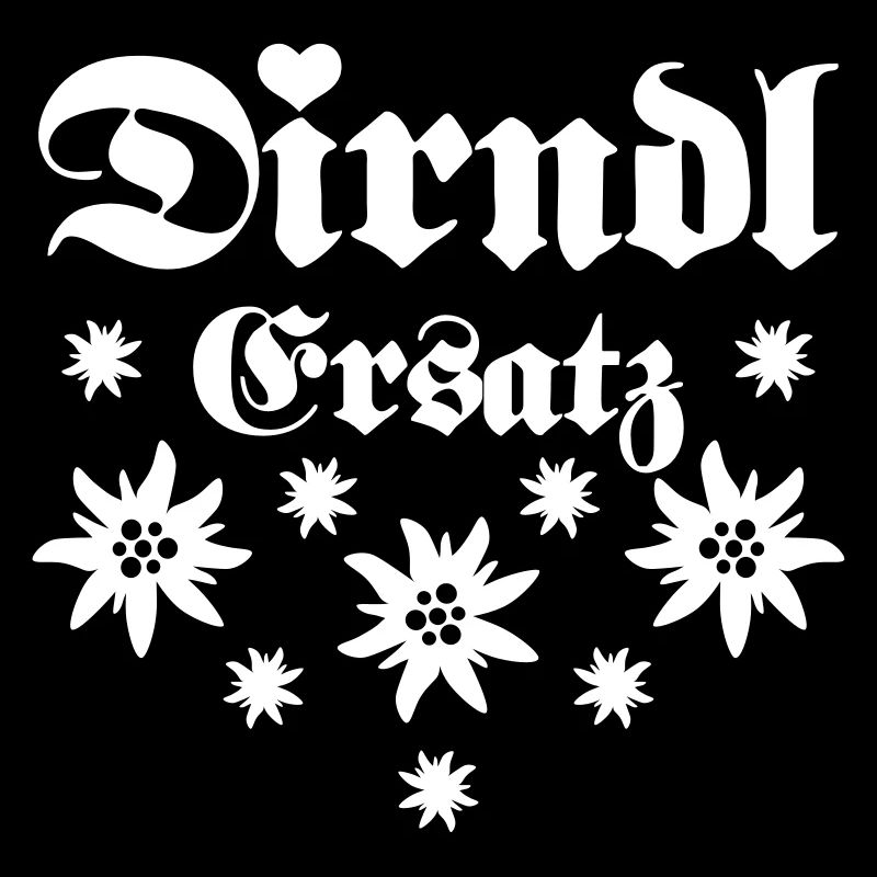35 Dirndl Ersatz Alpen Edelweiss Dirndlersatz Herz
