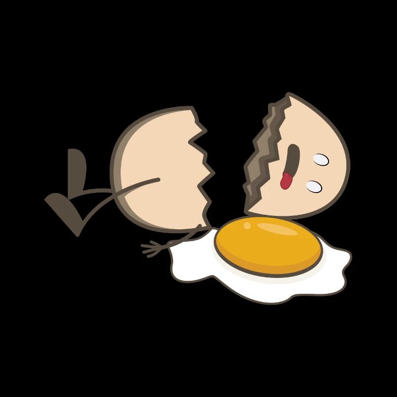 Kaputtes Ei . broken Egg