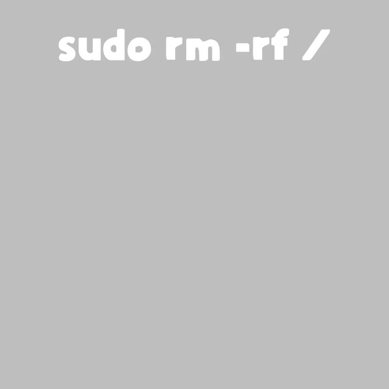 Linux sudo rm -rf programmer
