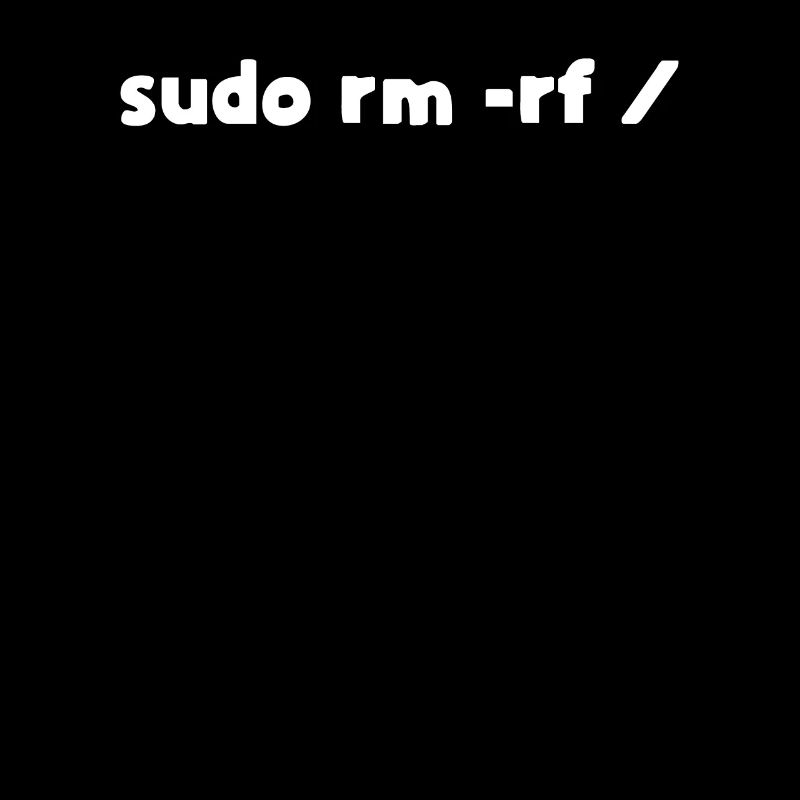 Linux sudo rm -rf programmer