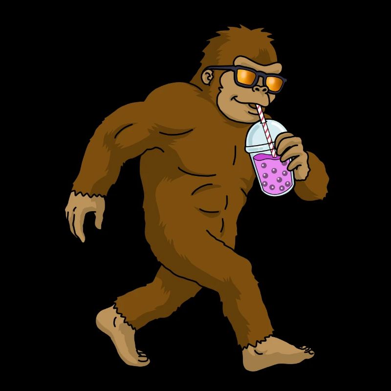 Bigfoot Bubble Tea Cadeau Pinker Bubble Tea