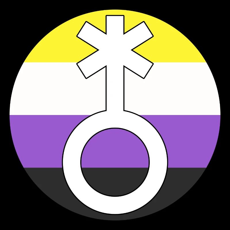 Symbol Nonbinary Non-Binary Nonbinary Gender