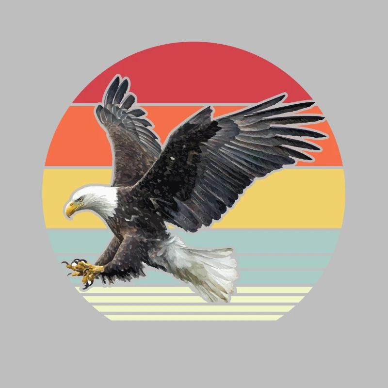 Adler Retro Oiseaux Prédateurs