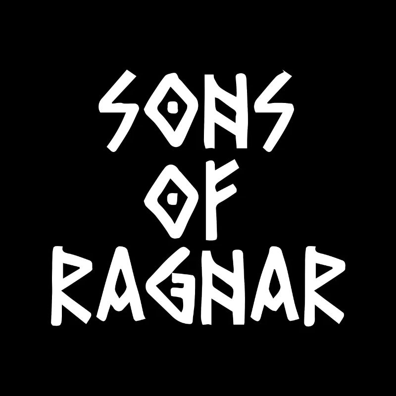 Fils de Ragnar Vikings Hache guerriers marins
