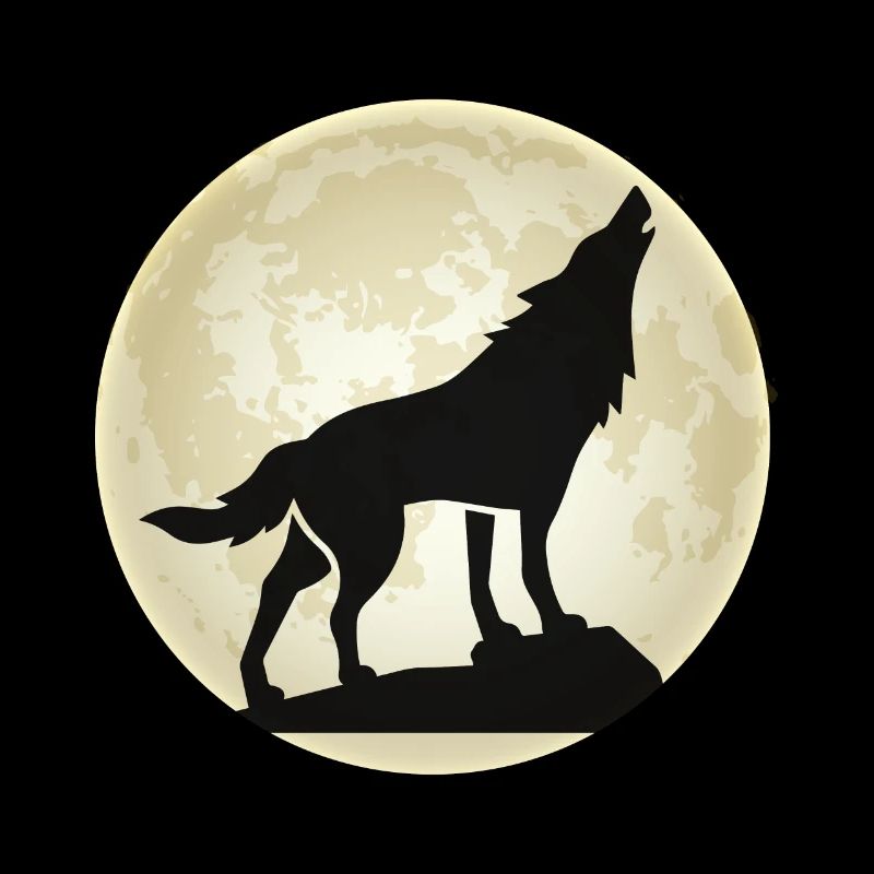 Wolf Moon Wolf Howl Wolves Dogs Pack