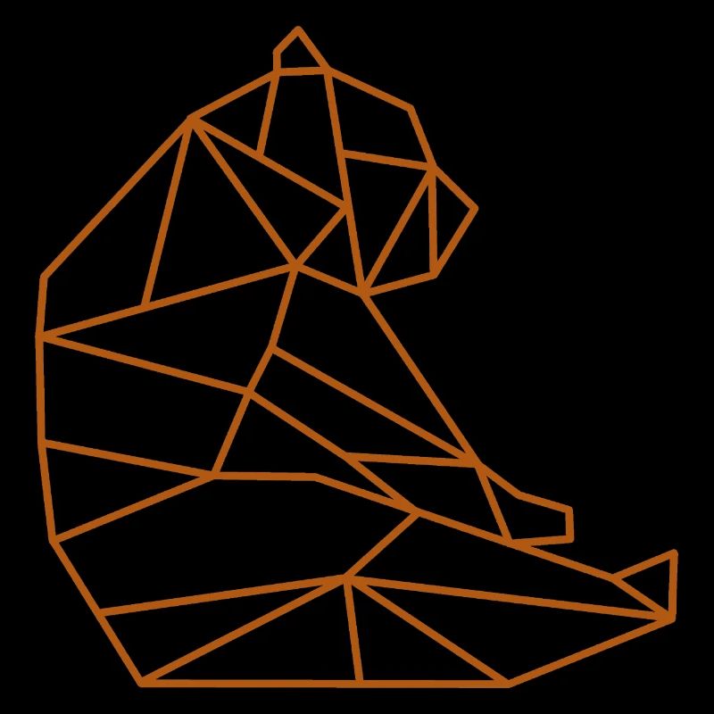 Bear Geometric Line