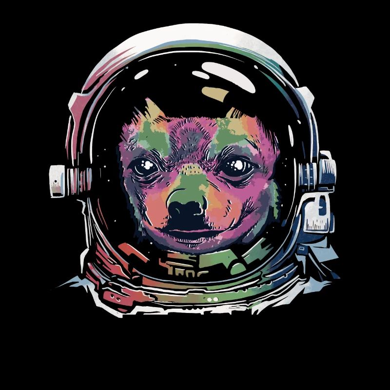 Chihuahua dans l’espace Space Dog Astronaute
