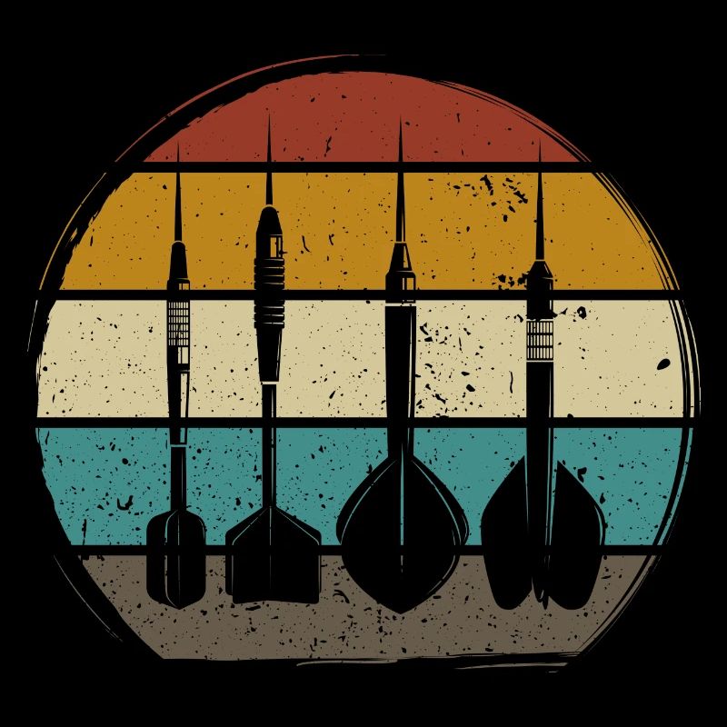 Retro Dartpfeile Vintage Dart Flights Darts