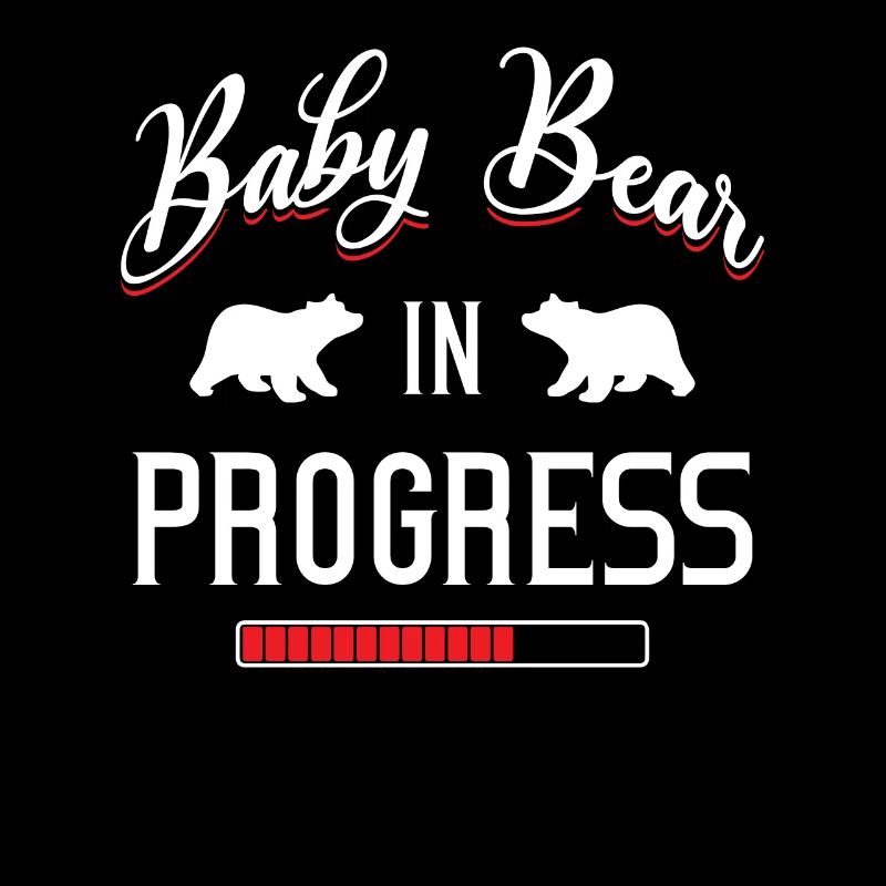Baby Bear In Progress - Mignon Amoureux de la Nature Enceinte