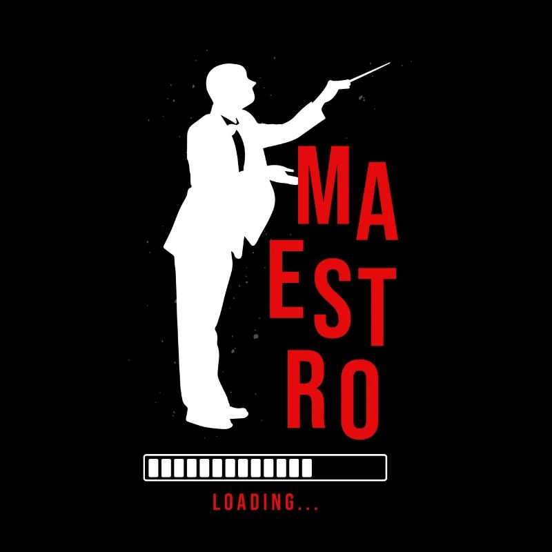 Maestro Loading Conductor Orchestra Cadeau musical