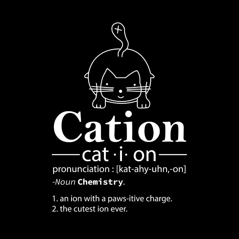 Chat drôle disant chimie science chats