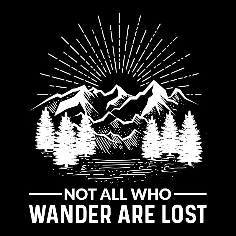 Compass Wander Tous ceux qui errent ne sont pas perdus