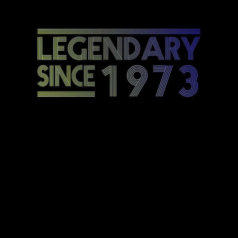 Legendary since 1973 - Tolles Geburtstags Design