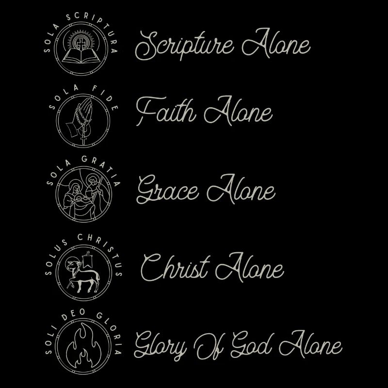 Sola Scriptura Protestantische Reformation 5 Solas