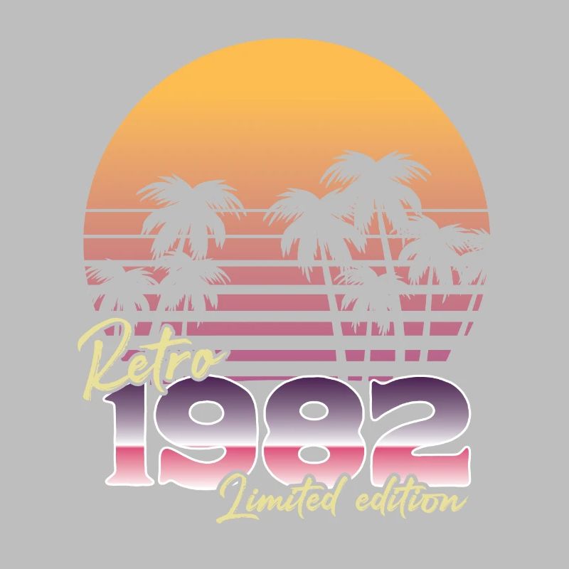1982 Geburtstagsgeschenk | SW retro limitierte Auflage