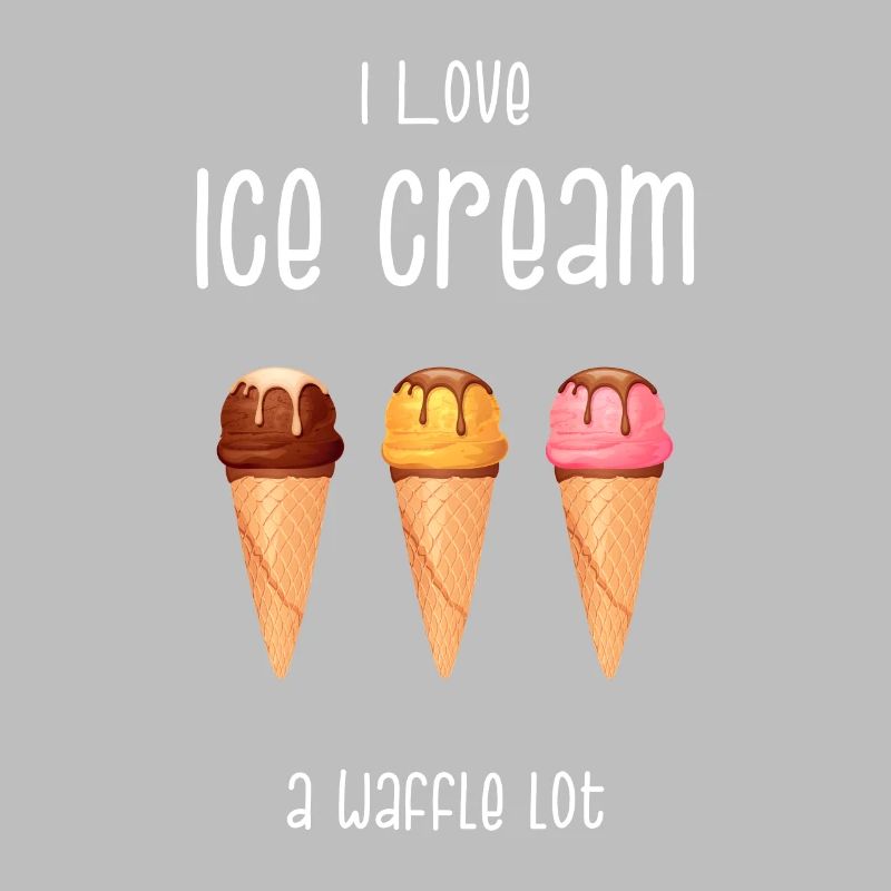 Eiscreme Eis Softeis Waffel Eisdiele Geschenk