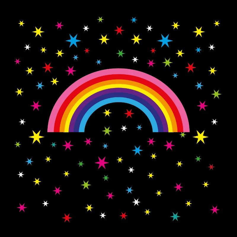 12 Regenbogen Sternenhimmel