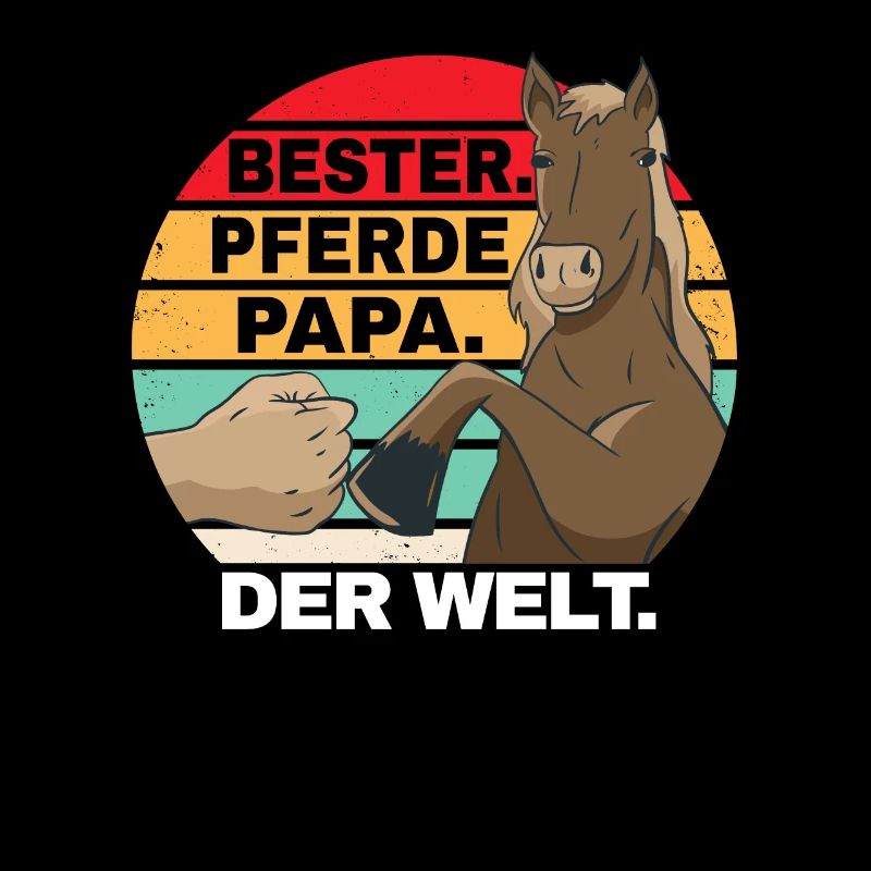 Bester Pferde Papa der Welt Reitsport Reiten Pferd
