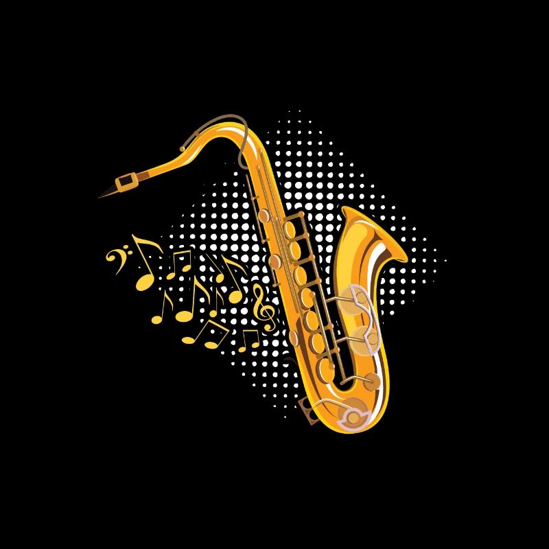 Joueur de saxophone ténor basse saxophone