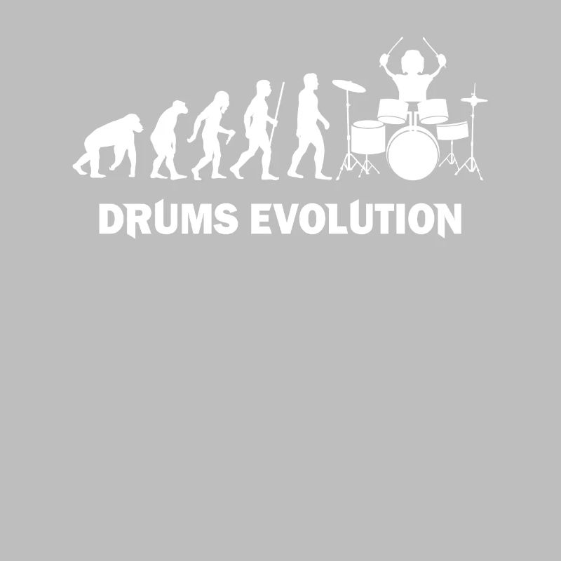 Evolution etnwicklung am Schlagzeuger