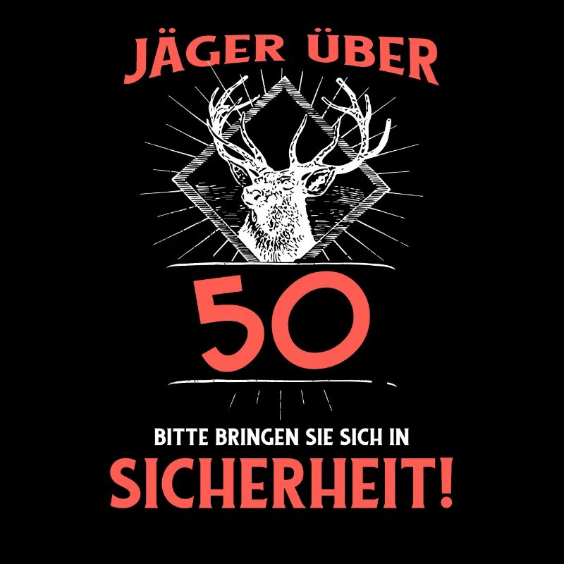 Jäger über 50 bitte bringen Sie sich in Sicherheit