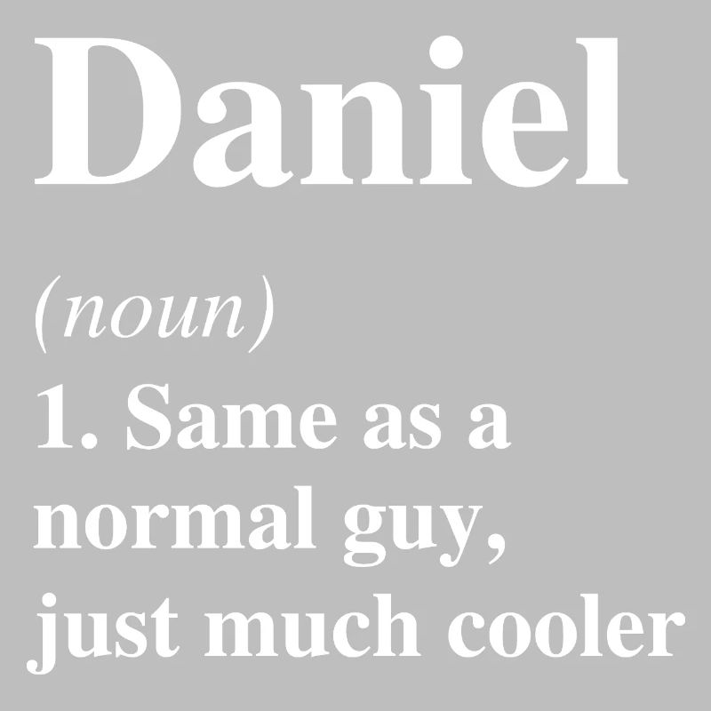 Daniel Definition Cooler Name Spruch Geschenk