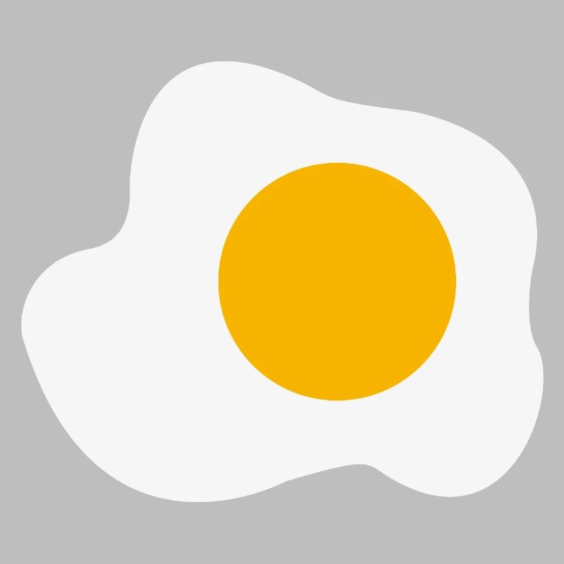 Fried Egg Graphic Breakfast Egg Yolk Lover