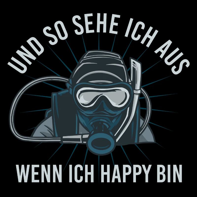Lustiger Taucher Spruch Gerätetauchen Witz Tauchen