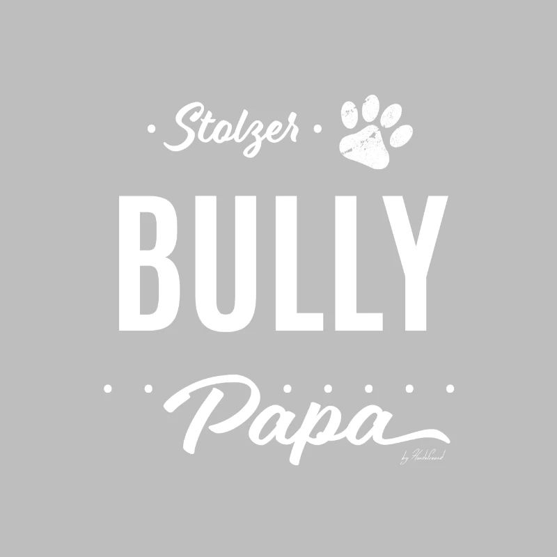 Stolzer Bully Papa - Pfote