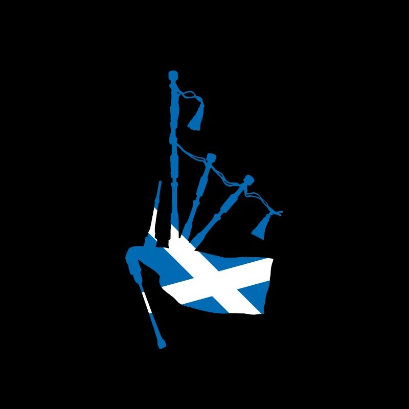 Cornemuse et drapeau écossais