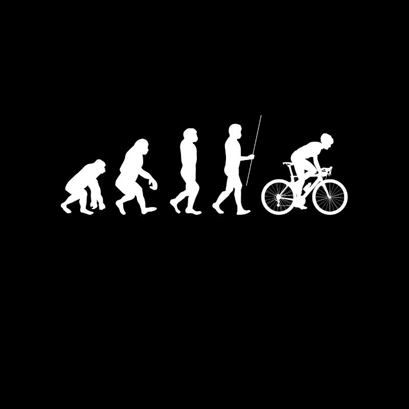 Evolution Radfahren Rennrad Alpen Bergtour