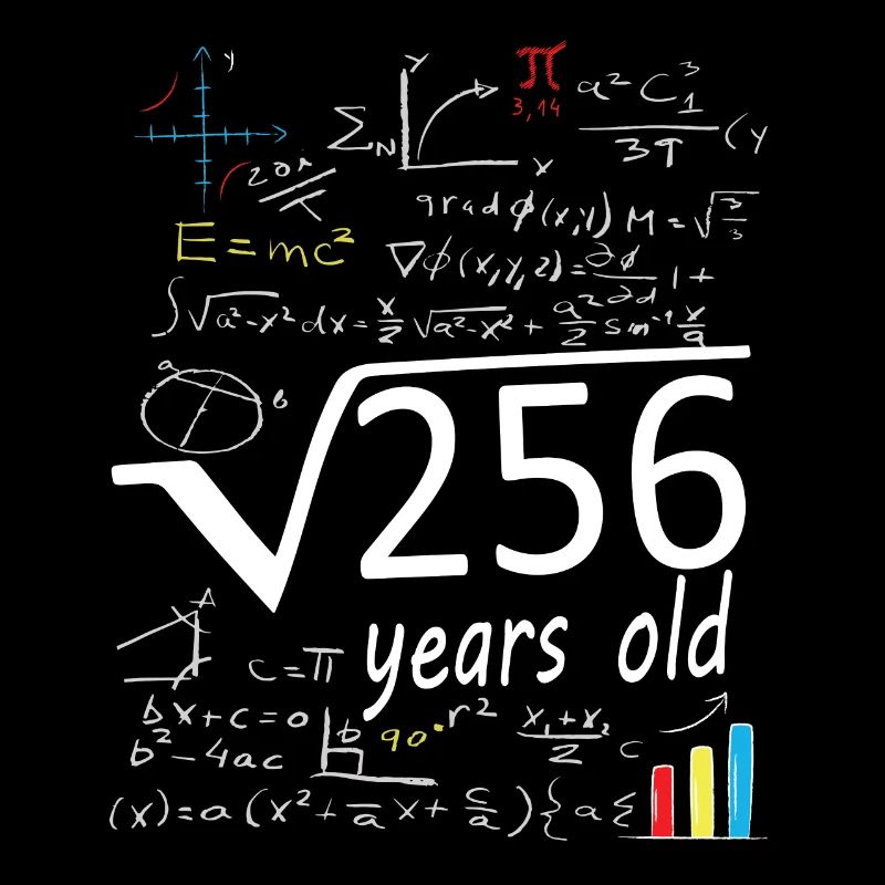 Square root 256 = 16 year old birthday