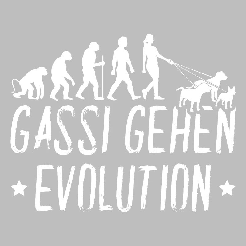 Gassi Gehen Evolution Hunde