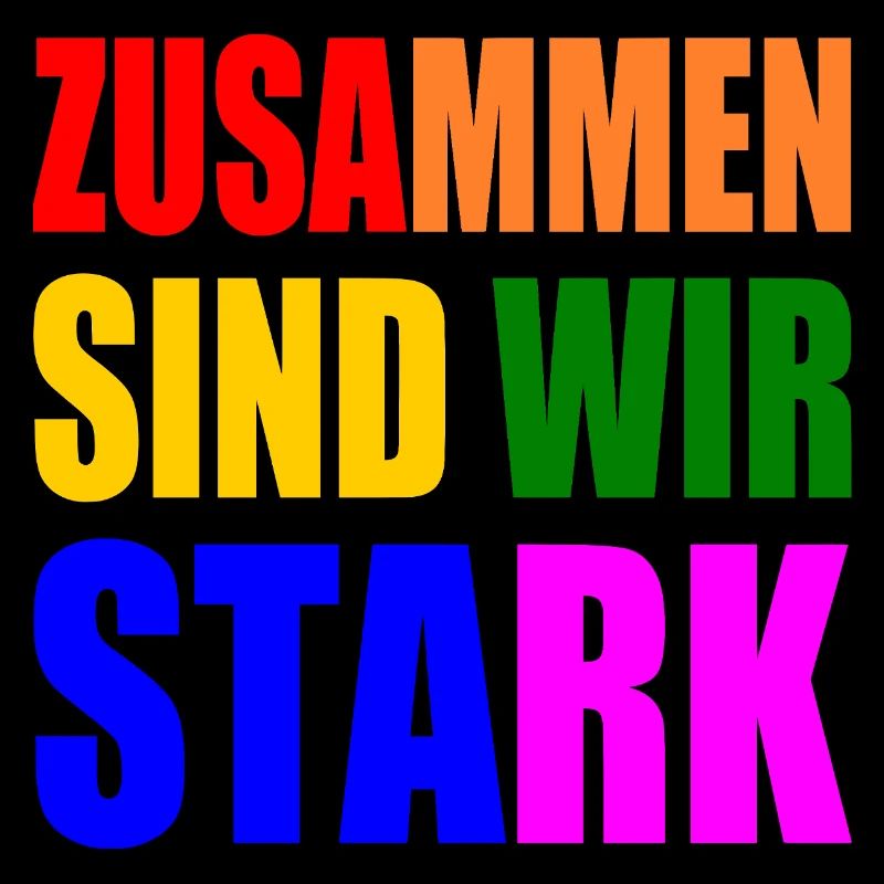 zusammen sind wir stark