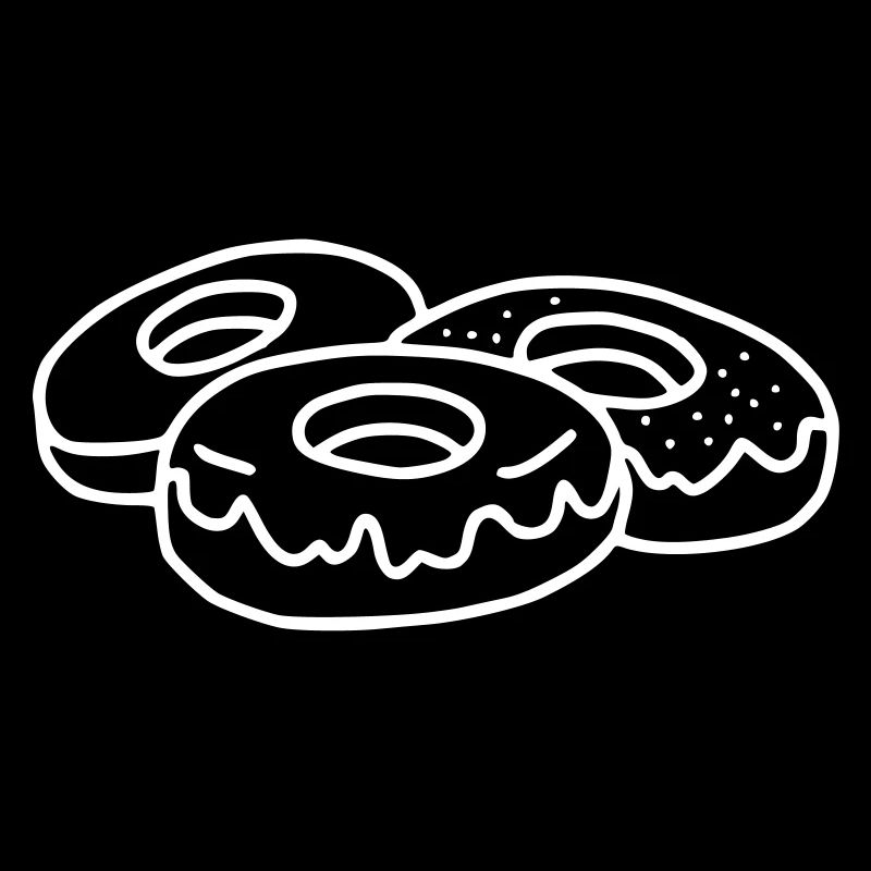 Donut Emoji Donuts Sticker Sketch White