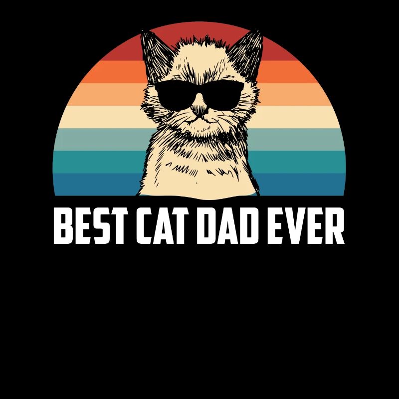 Bester Katzen Papa Ever Best Cat Dad Ever Lustig
