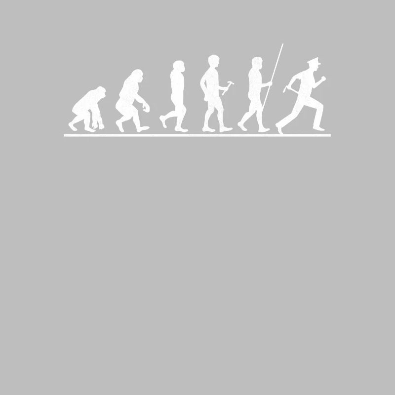 Polizist Evolution Polizei Polizeibeamte Geschenk