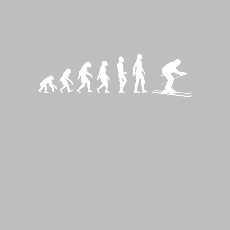 Evolution Skifahrer