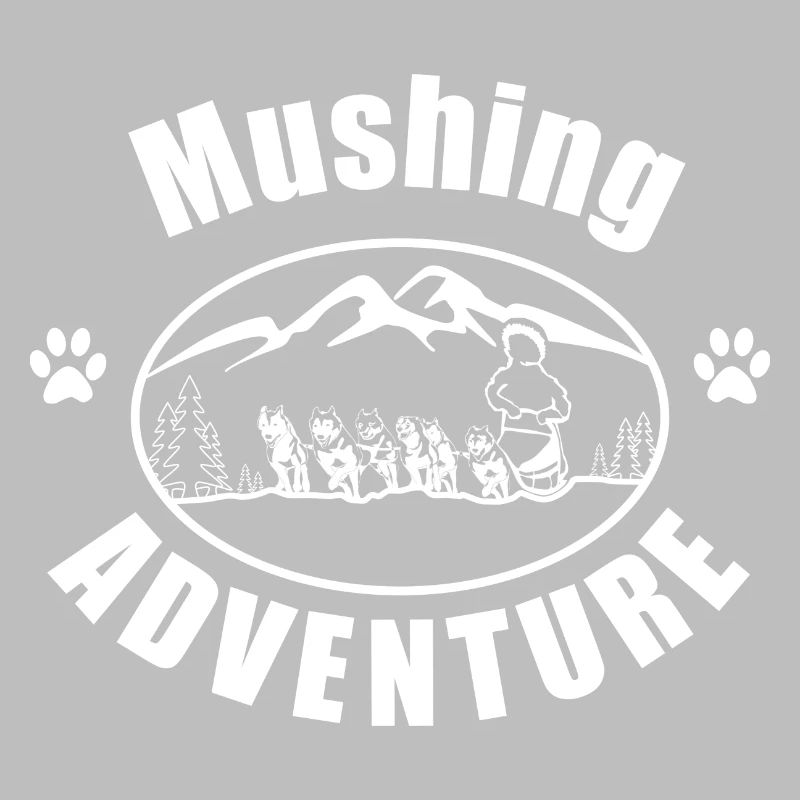 Huskies Mushing