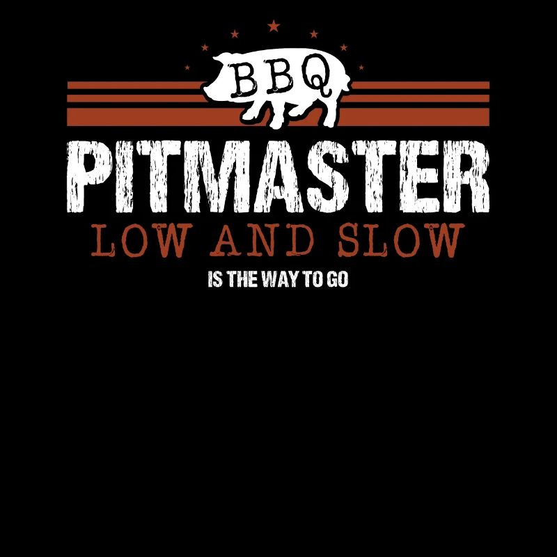 Grill Pitmaster niedrig und langsam ist der Weg