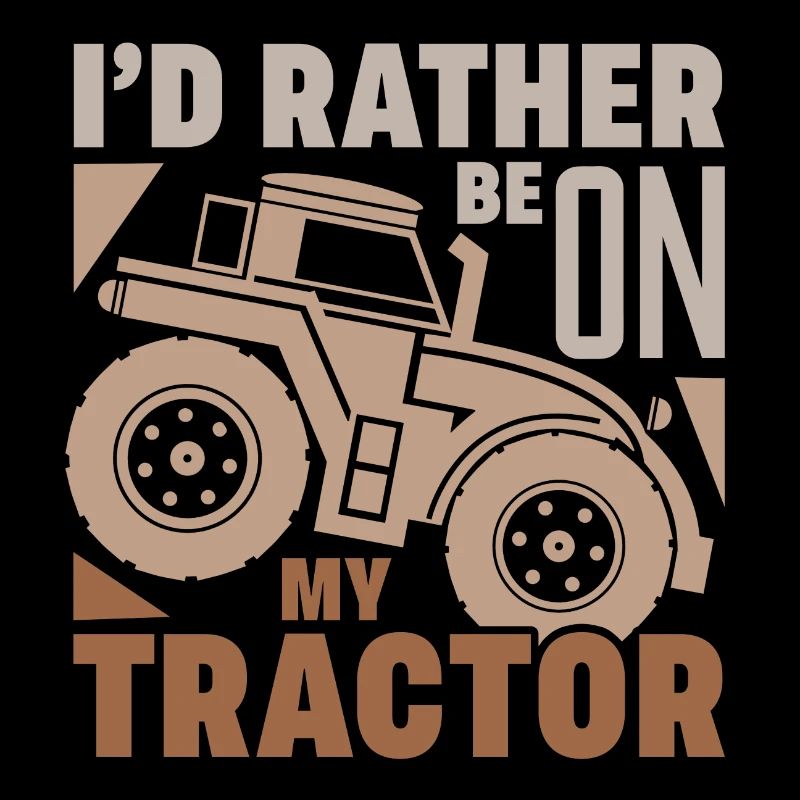Bulldog, Id Rather Be On My Tractor, tractor