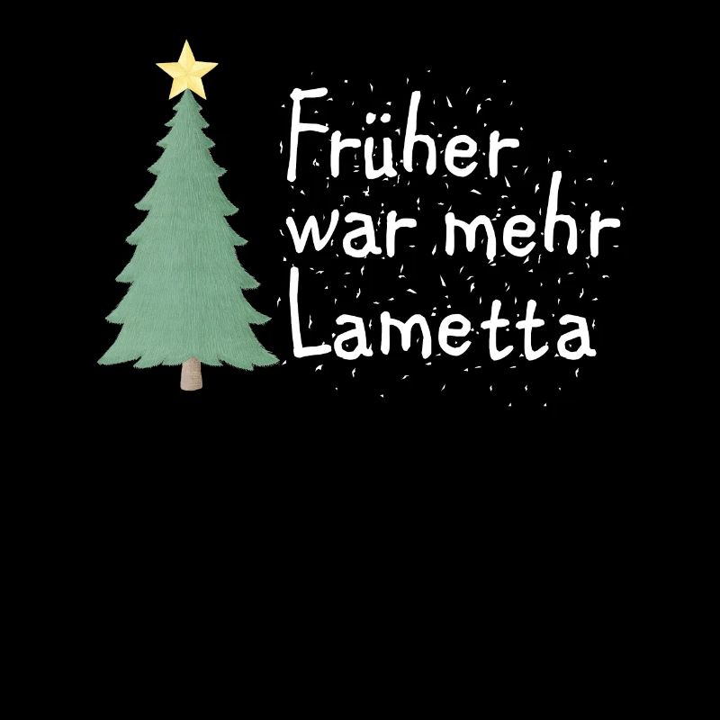Lametta Weihnachten Baum Ironie Anti Xmas Spruch