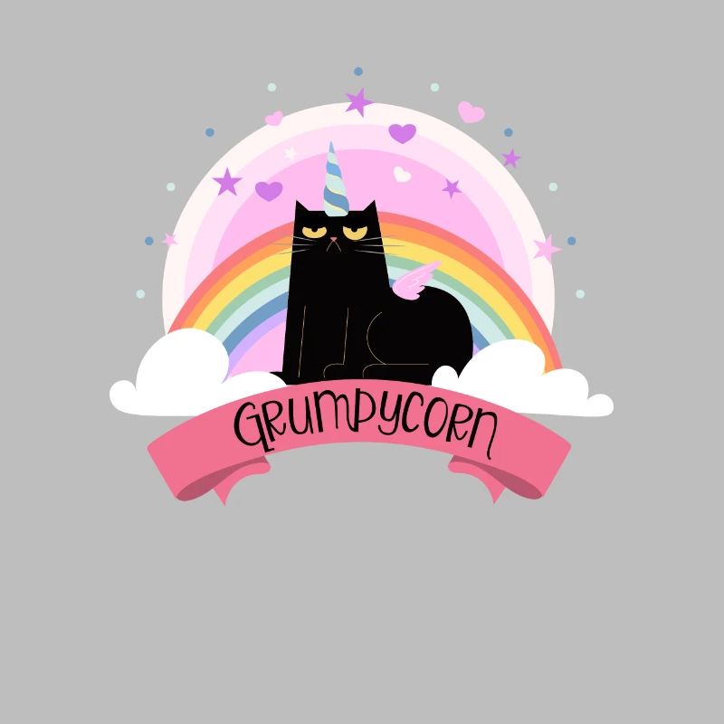 Grumpycorn Grumpy Unicorn Cat