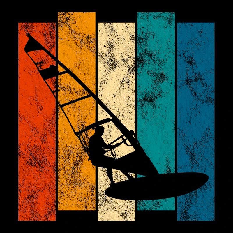 Windsurfen Windsurfer Retro Windsurfing Surfen