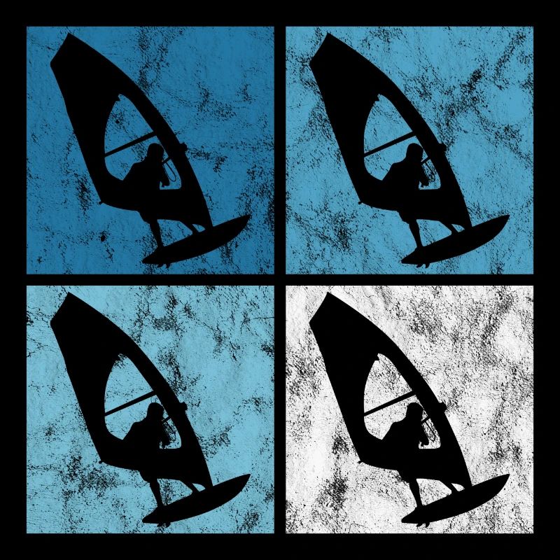 Surfen Retro Windsurfen Windsurfing Windsurfer