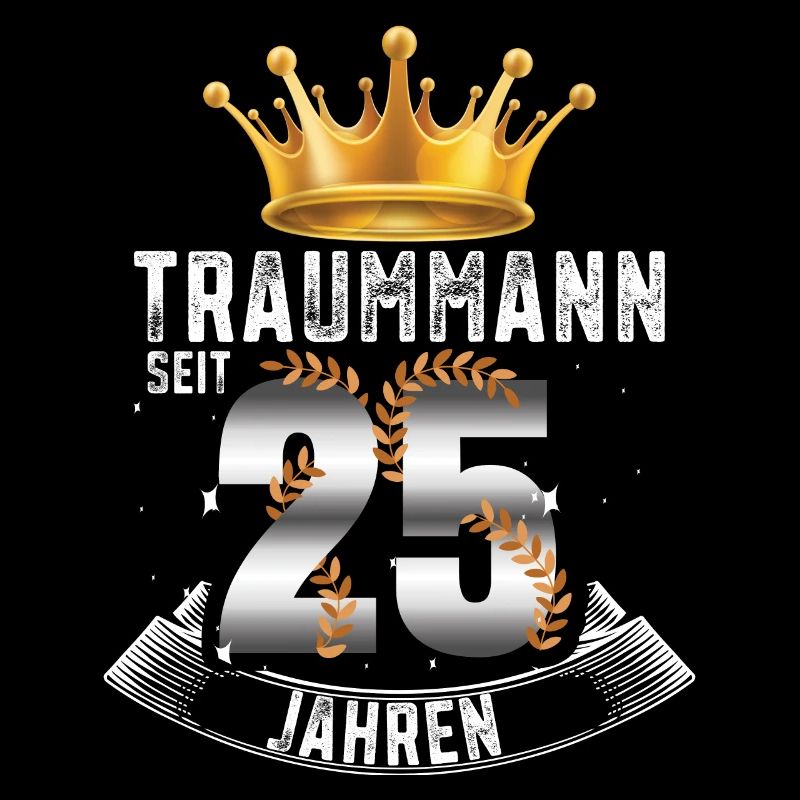 Traumpaar seit 25 Jahren Silberhochzeit Geschenk