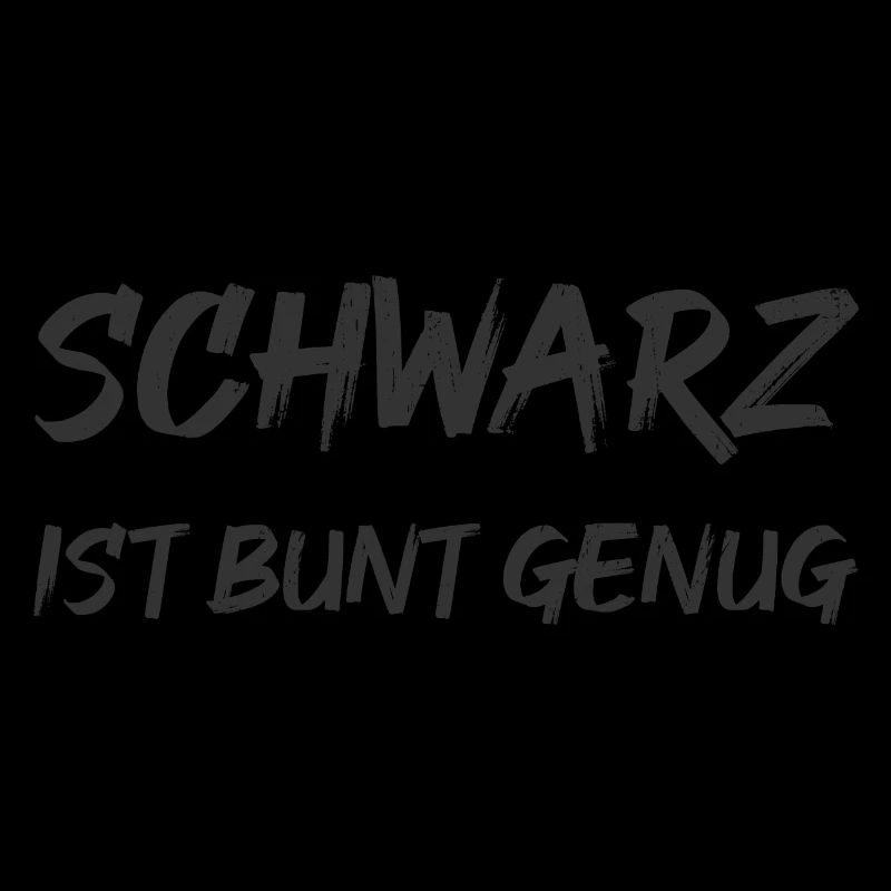 Schwarz ist bunt genug